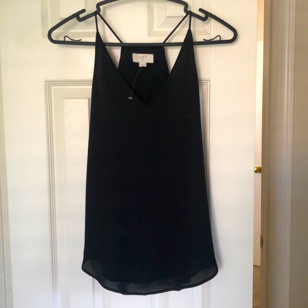 Loft xxs spaghetti blouse.